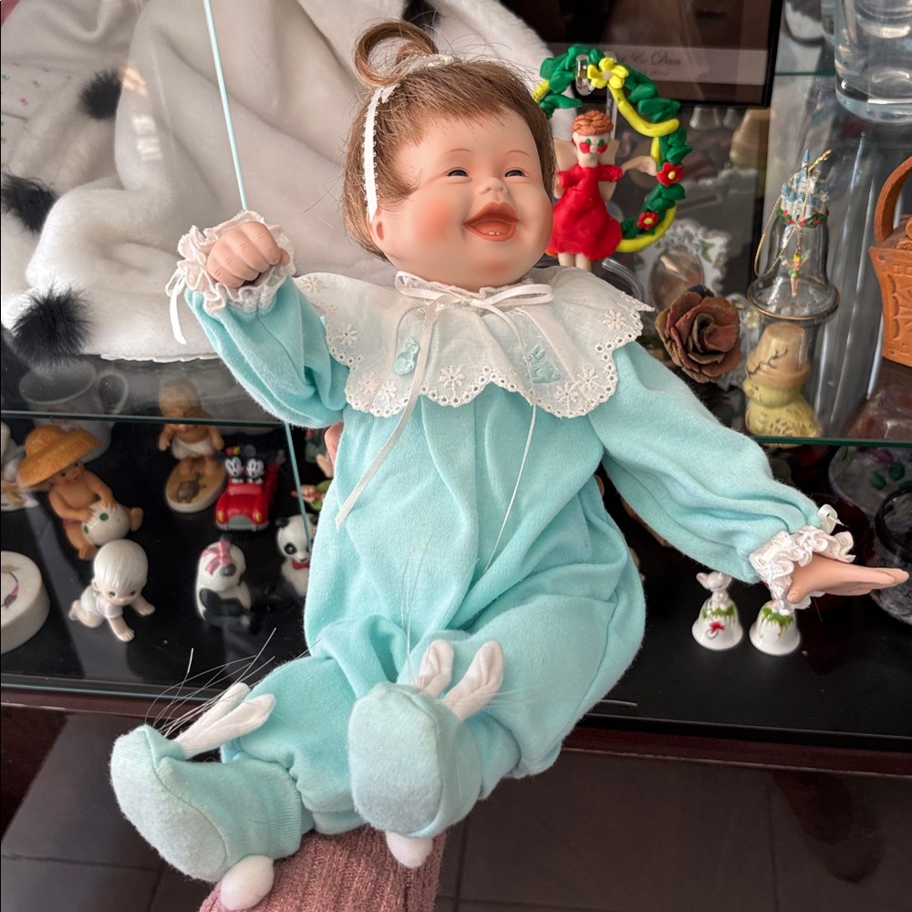 Vintage Ashton-Drake My First Tooth Doll Porcelain Baby 1991 COA Box Happiness